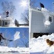removing-snow-from-roof