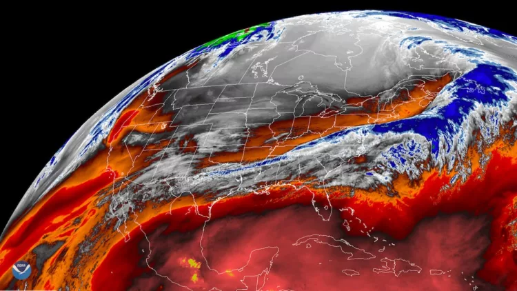 Atmospheric rivers are narrow streams of moisture in the atmosphere that can cause prolonged periods of heavy rain or snow.