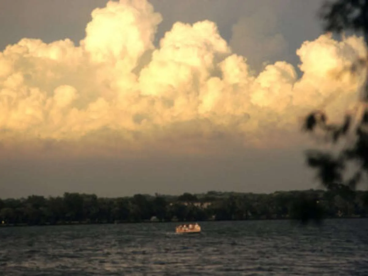 Cumulonimbus clouds indicate that a storm is approaching... most likely, a lightning storm! 