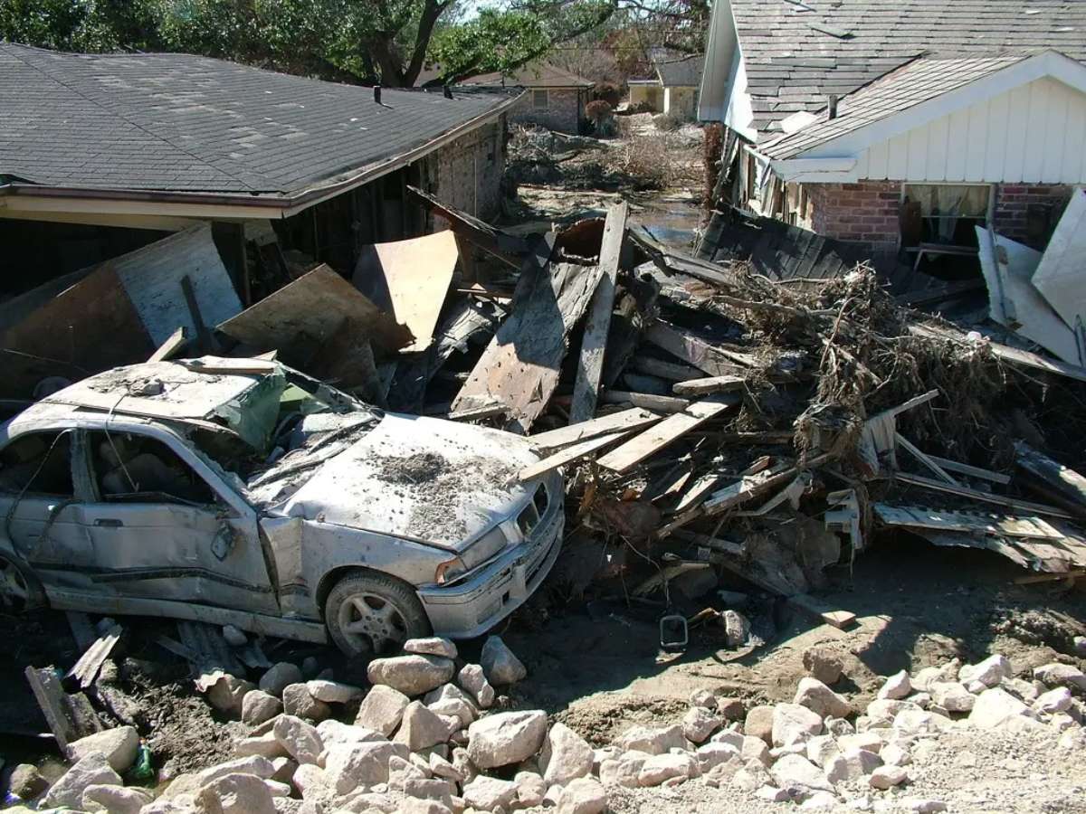 Building a hurricane safe home (or retrofitting your current house) can reduce the chances of your house and property looking like this after a hurricane. 