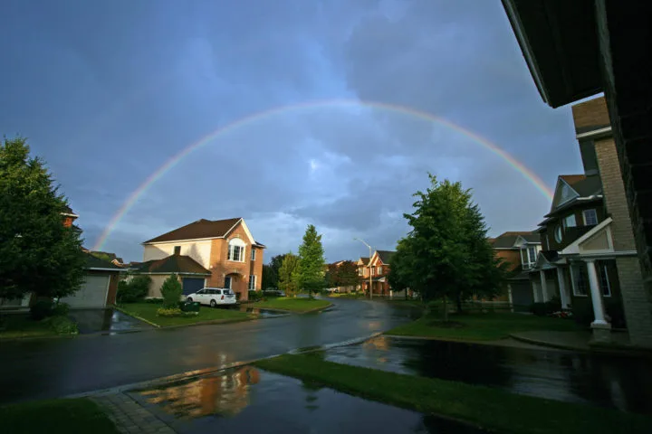 rainbow-blue-sky