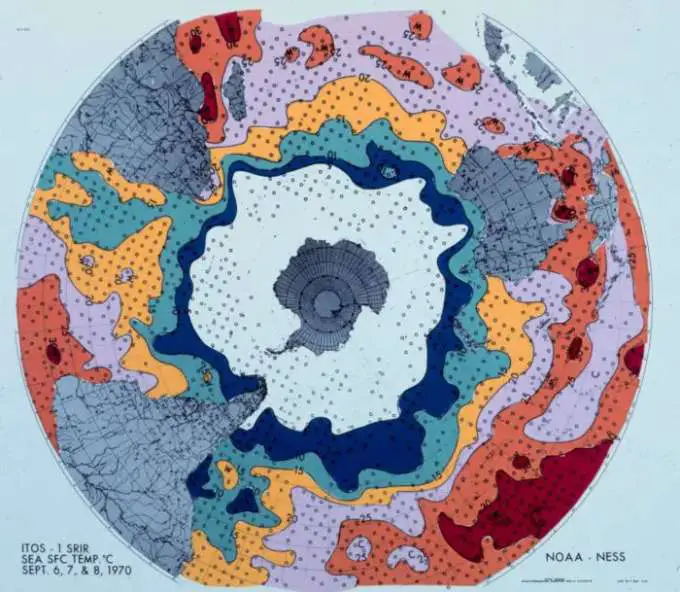 Sea surface temperatures (SSTs) are often mapped so we can get a visual understanding of global SSTs. 