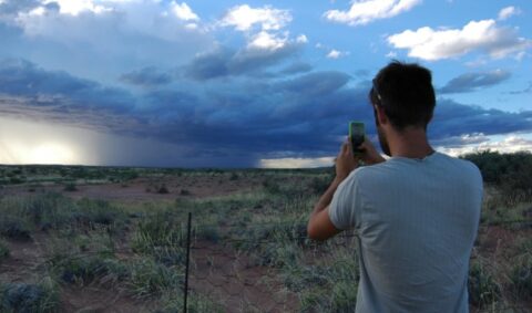 These days, everyone has a camera in their pocket to photograph weird weather events!