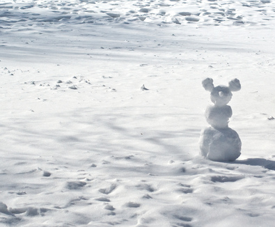 A mickey mouse looking snowman with big ears and no arms! photo by Property#1 snowman-ears-and-no-arms-by-property#1.jpg